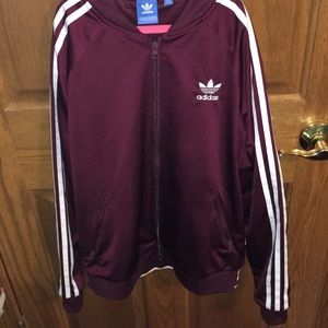 Adidas Maroon Jacket